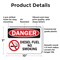 Signmission Diesel Fuel No Smoking with Graphic Danger Sign, Plastic, 10in W x 7in L, 2PK OS-2PACK-DS-P-710-L-19325 - alternate 5